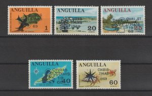 ANGUILLA 1969 SG 63/67 MNH