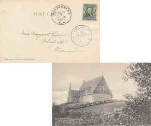 United States Hampshire Holderness 1906 target  PPC (St. Peter's on the Mount...