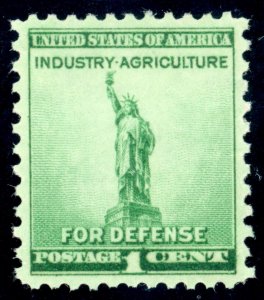 US Stamp #899 National Defense 1c, PSE Cert XF-SUP 95 - Mint OGNH - SMQ $50.00