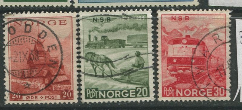 STAMP STATION PERTH Norway #331-333 General Issue 1954 FU