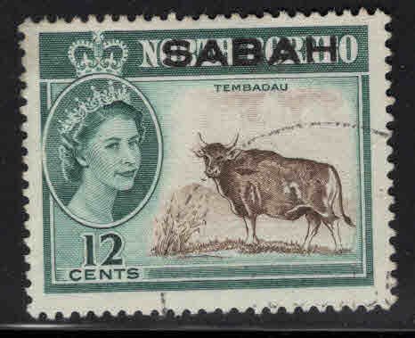 Malaysa Sabah overprint on North Borneo Scott 6 Used