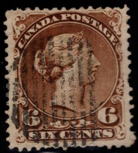 Canada Dominion Scott 27 Used Large Queen nicely centered attractive