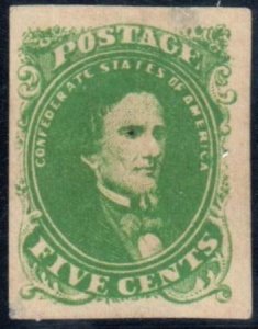 US CSA 1 VF Mint Brimingham Forgery Large Margins, thin spot, spot by eye