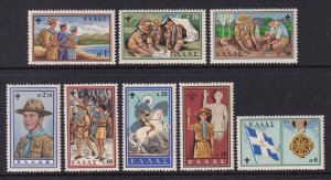 Greece 669-676 Boy Scouts MNH VF