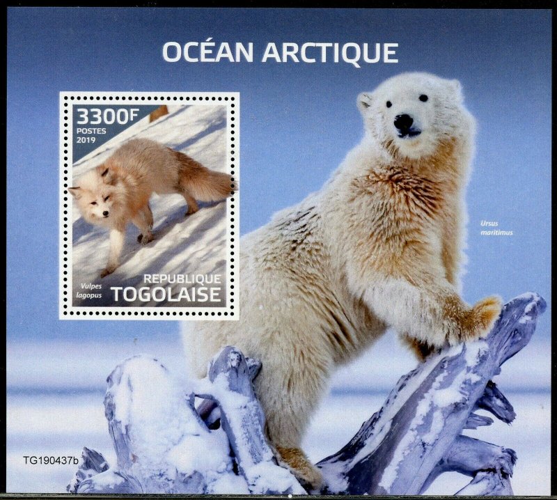 TOGO 2019  ARCTIC OCEAN  SOUVENIR SHEET MINT NEVER HINGED