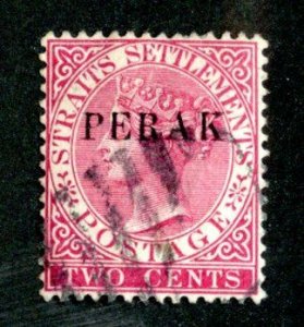 342BCX Perak 1886 Scott# 7 used