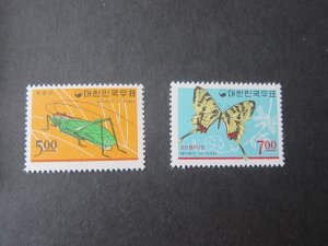 Korea 1966 Sc 500,501 set MNH