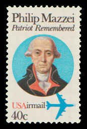 PCBstamps  US C98 40¢ Phillip Mazzei,MNH, (9)