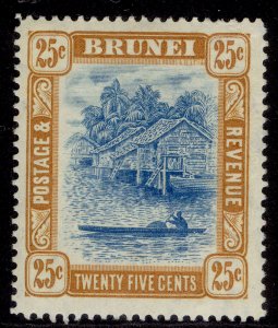 BRUNEI EDVII SG30, 25c pale blue & ochre-brown, M MINT. Cat £40.