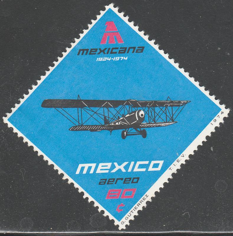 MEXICO C430, 50th Anniversary of Mexicana Airlines MNH