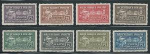 Haiti RA1-8 1944 Postal Tax set MLH