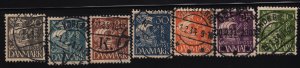 Denmark 232-238 Caravel 1933