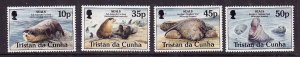 Tristan da Cunha-Sc#572-5-Unused NH set-Sub Antarctic Fur Seals-Marine Life-1995