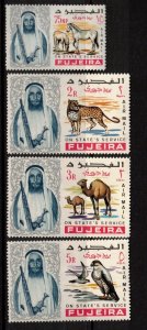 Fujeira Sc CO1-4 NH issue of 1965 - Animal, Birds