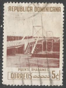 DOMINICAN REPUBLIC 521 VFU BRIDGE 541G-4