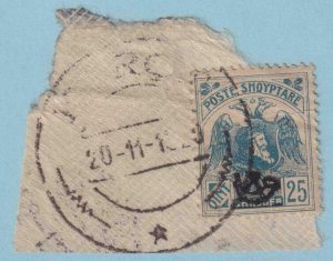 ALBANIA 132  USED ON PIECE - NO FAULTS VERY FINE! - BPR