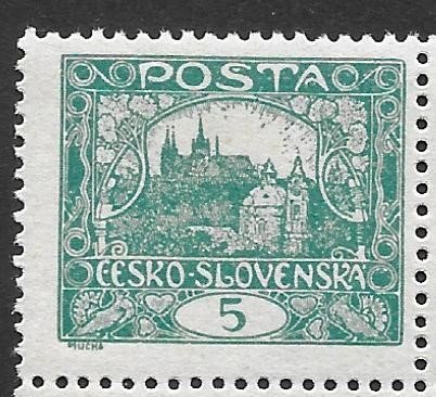 Czechoslovakia 42a 5h Hradcany single MNH (lib)