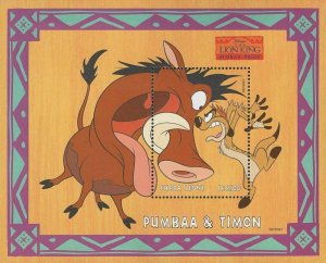 Sierra Leone Disney Lion King Pumbaa & Timon Souv. Sheet MNH