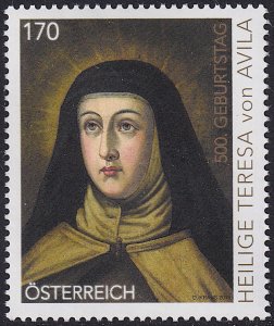 Austria - 2015 - Scott #2557 - MNH - St. Teresa of Avila