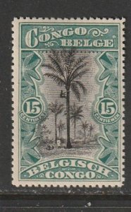 1915 Belgian Congo - Sc 48 - MH VF - Climbing Oil Palms