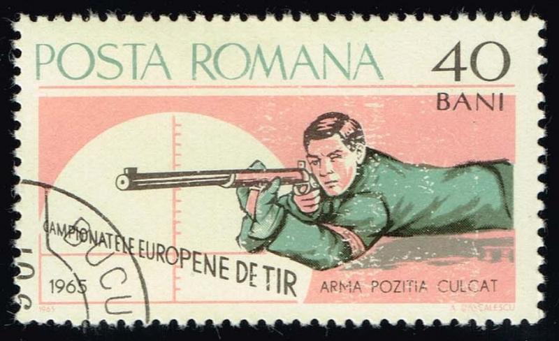 Romania #1749 Rifle Shooting; CTO (0.25)