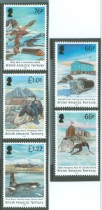 British Antarctic Territory #496-500 Mint (NH)