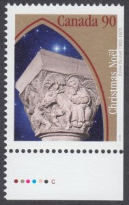 Canada - #1587as Christmas Sculptures Booklet Stamp - MNH