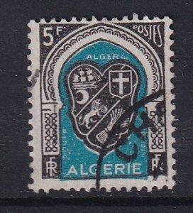 Algeria  #221   used   1947  Arms 5fr