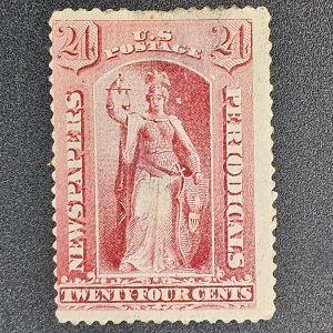 PR17 Newspaper 1875 24cent issue F-NG cv 125.00