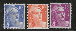 FRANCE   SC #  545 - 7     MNH