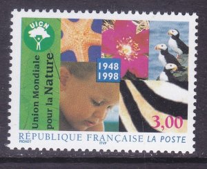 France 2680 MNH 1998 International Union conservation of Nature Resources 50th