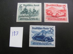 Germany 1939 MNH SC B141-B143 SET XF 280 EUROS  (183)