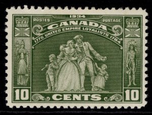 CANADA GV SG333, 10c olive-green, M MINT. Cat £16.