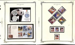 New Zealand Stamp Collection on 8 Scott Specialty Pages, 2011-2012 Mint NH (CK)