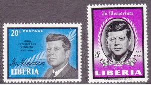 Liberia # 414, C160 John F. Kennedy, Mint LH