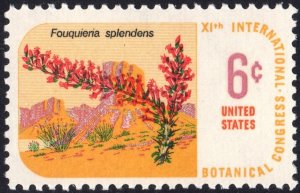 SC#1378 6¢ Botanical Congress Single (1969) MNH