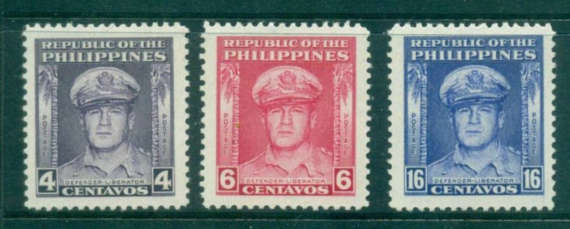 Philippines #519-521 SET - MacArthur (Mac Arthur) ** Mint NEVER HINGED