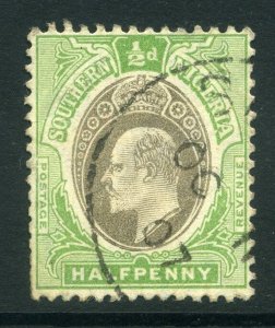 SOUTHERN NIGERIA; 1903-7 Ed VII issue fine used 1/2d.  (101058) 