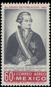 Mexico #C257, Complete Set, 1960, Never Hinged