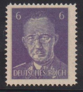 World War II Propaganda Stamps #Mi28II NH F - VF Himmler Type II Rare! Cat Va...