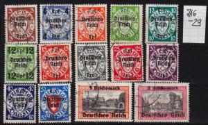 GERMANY REICH [1939] MiNr 0716-29 ( O/used )