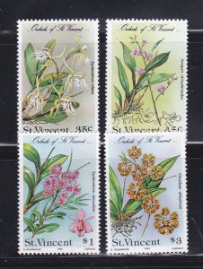 St Vincent 803-806 Set MNH Flowers