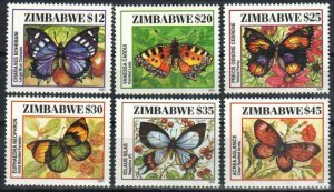 Zimbabwe Stamp 897-902  - Butterflies