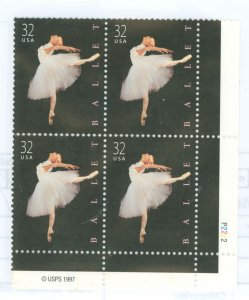 United States #3237  Plate Block