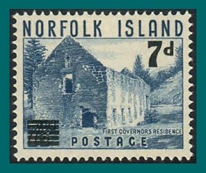 Norfolk Island 1958 Surcharge 7d, mint  #21,SG21