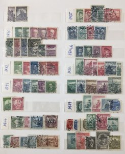 CZECH. REP. Large 1918/90s Used Collection (Aprx. 900 Items) KS11