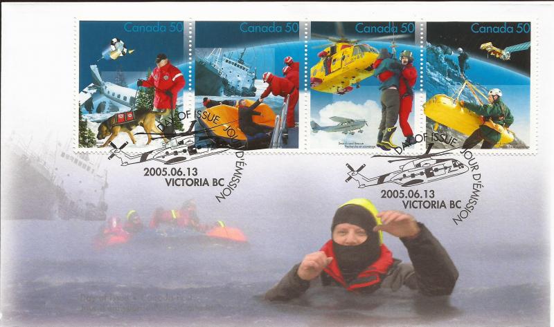 2005 Canada FDC Sc 2111i - Search and Rescue