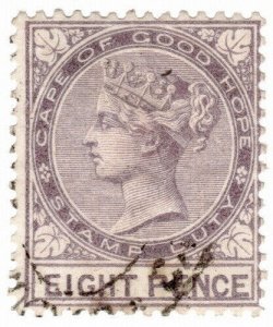 (I.B) Cape of Good Hope Revenue : Stamp Duty 8d (1870)