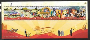 NEW ZEALAND SGMS2922 2006 SUMMER FESTIVALS MNH