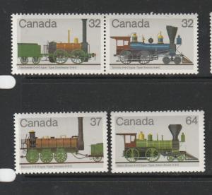 Canada 1983 railway Locomotives UM/MNH SG 1106/09